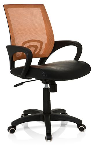 *Bürostuhl/Drehstuhl VISTO NET Netzstoff orange hjh OFFICE