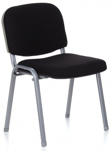 Konferenzstuhl / Besucherstuhl / Stuhl XT 600 schwarz/silber hjh OFFICE