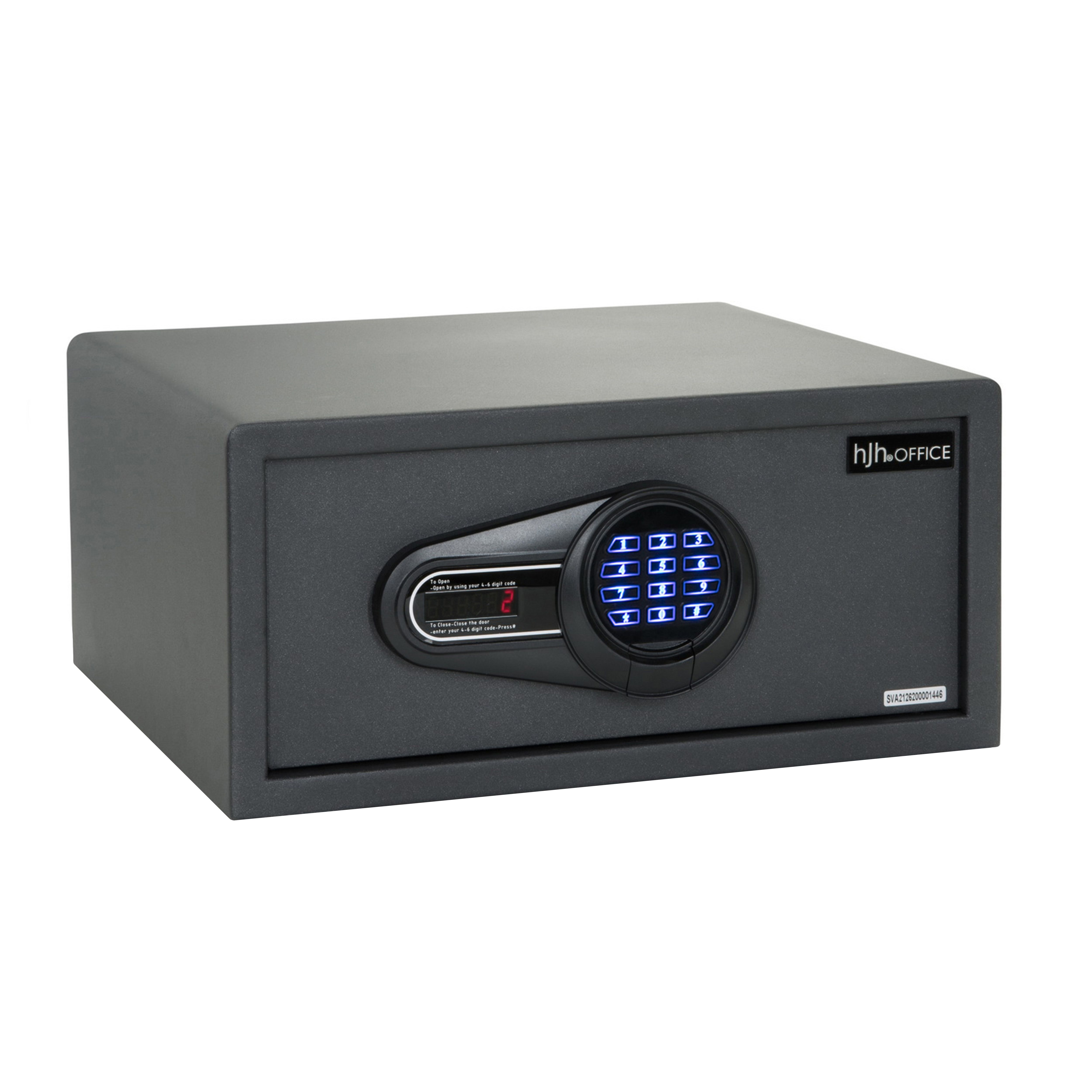 Safe / Tresor SAFE COMPACT I 25,5l mit LED Display schwarz hjh OFFICE
