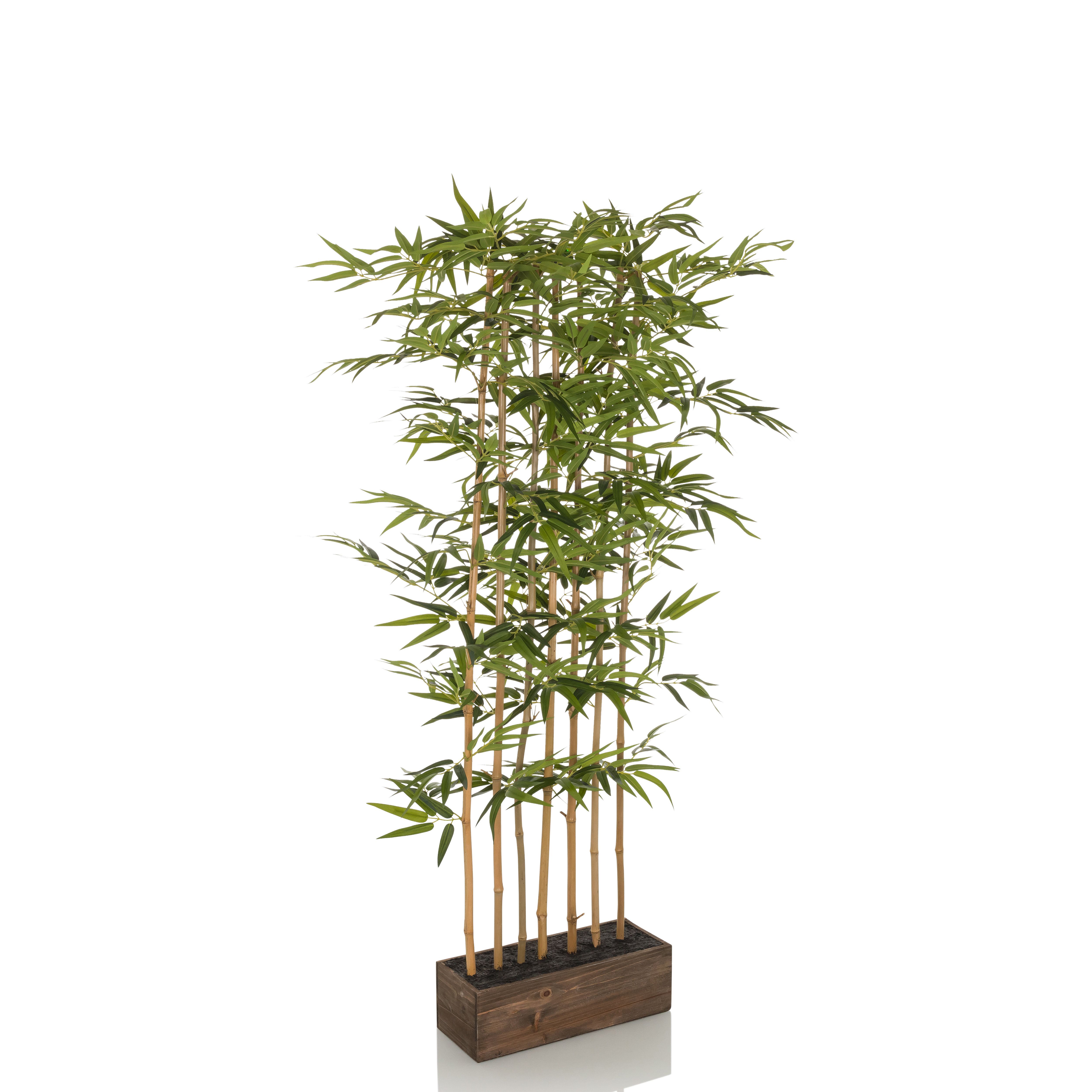 Kunstpflanze / Kunstbaum BAMBUS I 150 cm grün hjh OFFICE